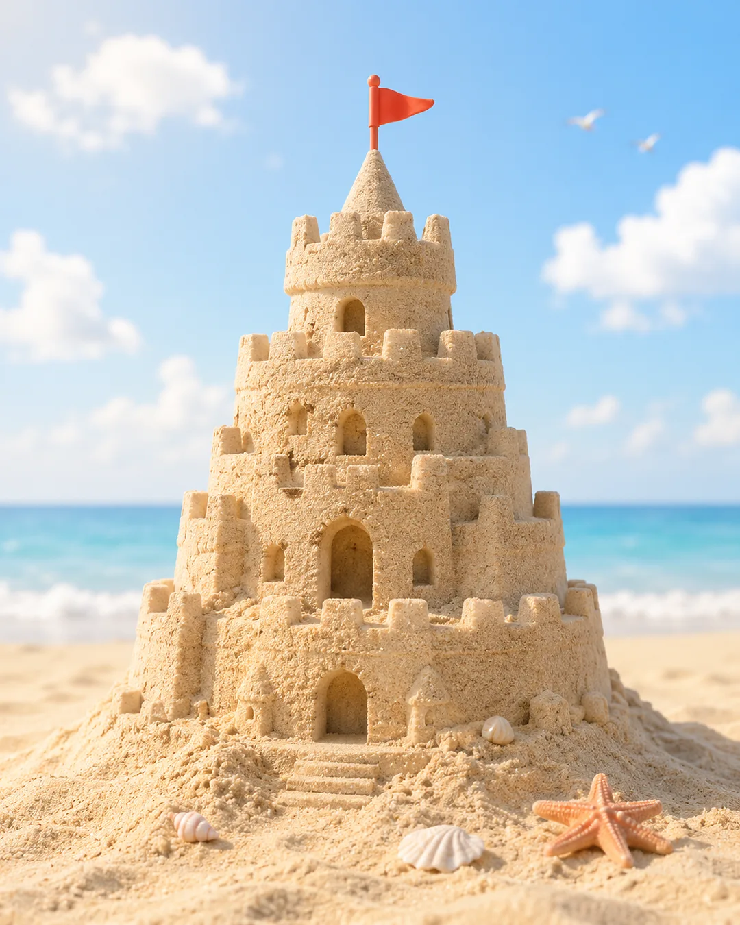 SEND sandcastle scene